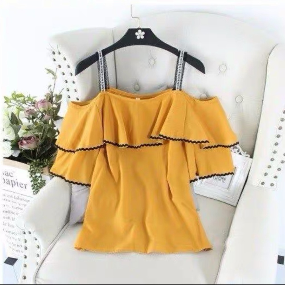 Cute Yellow Cami Top